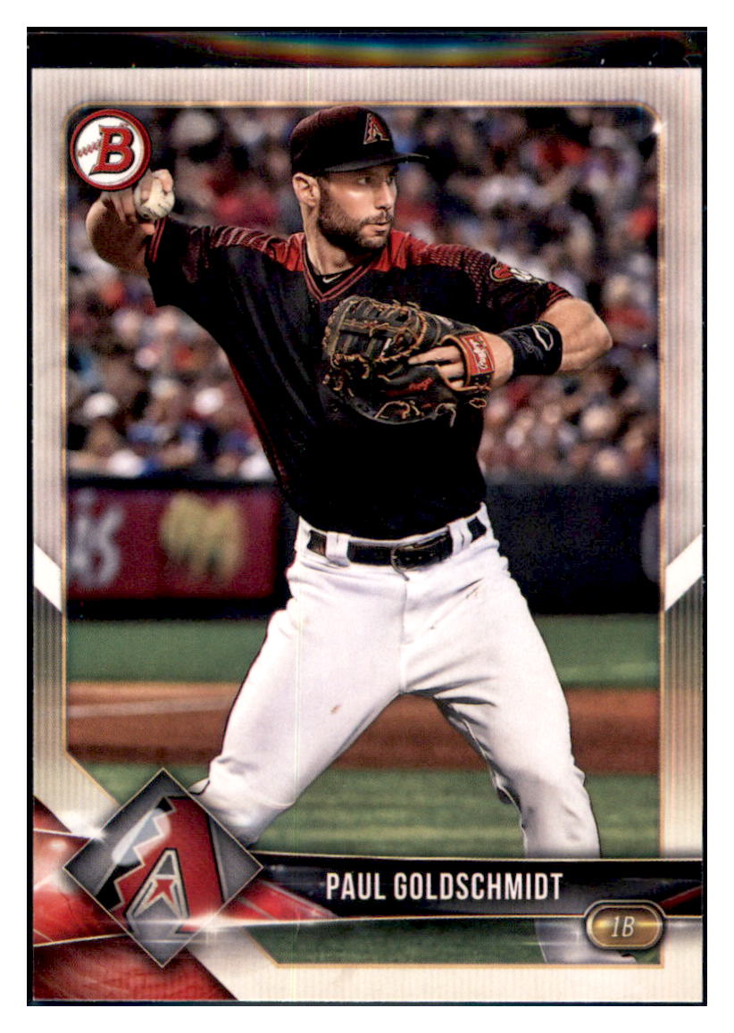 2018 Bowman Paul
  Goldschmidt   Arizona Diamondbacks
  Baseball Card GMMGA simple Xclusive Collectibles   