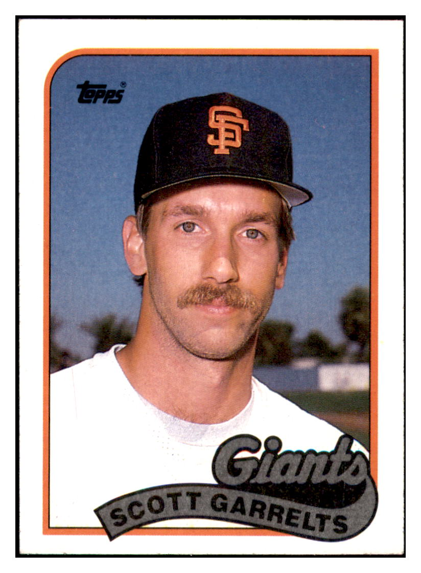 1989 Topps Scott
  Garrelts   San Francisco Giants
  Baseball Card GMMGA simple Xclusive Collectibles   