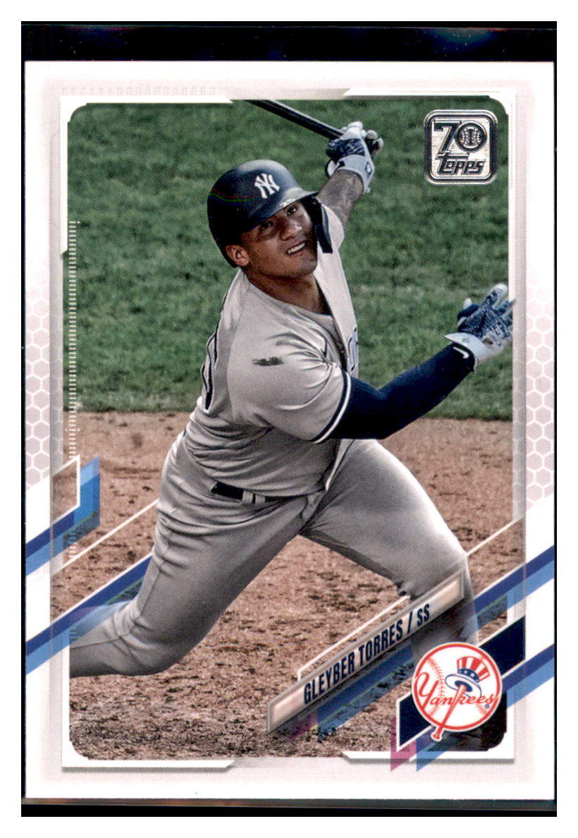 2021 Topps Gleyber
  Torres   New York Yankees Baseball Card
  GMMGB simple Xclusive Collectibles   
