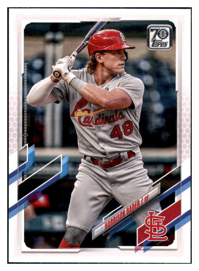 2021 Topps Harrison
  Bader   St. Louis Cardinals Baseball
  Card GMMGB simple Xclusive Collectibles   