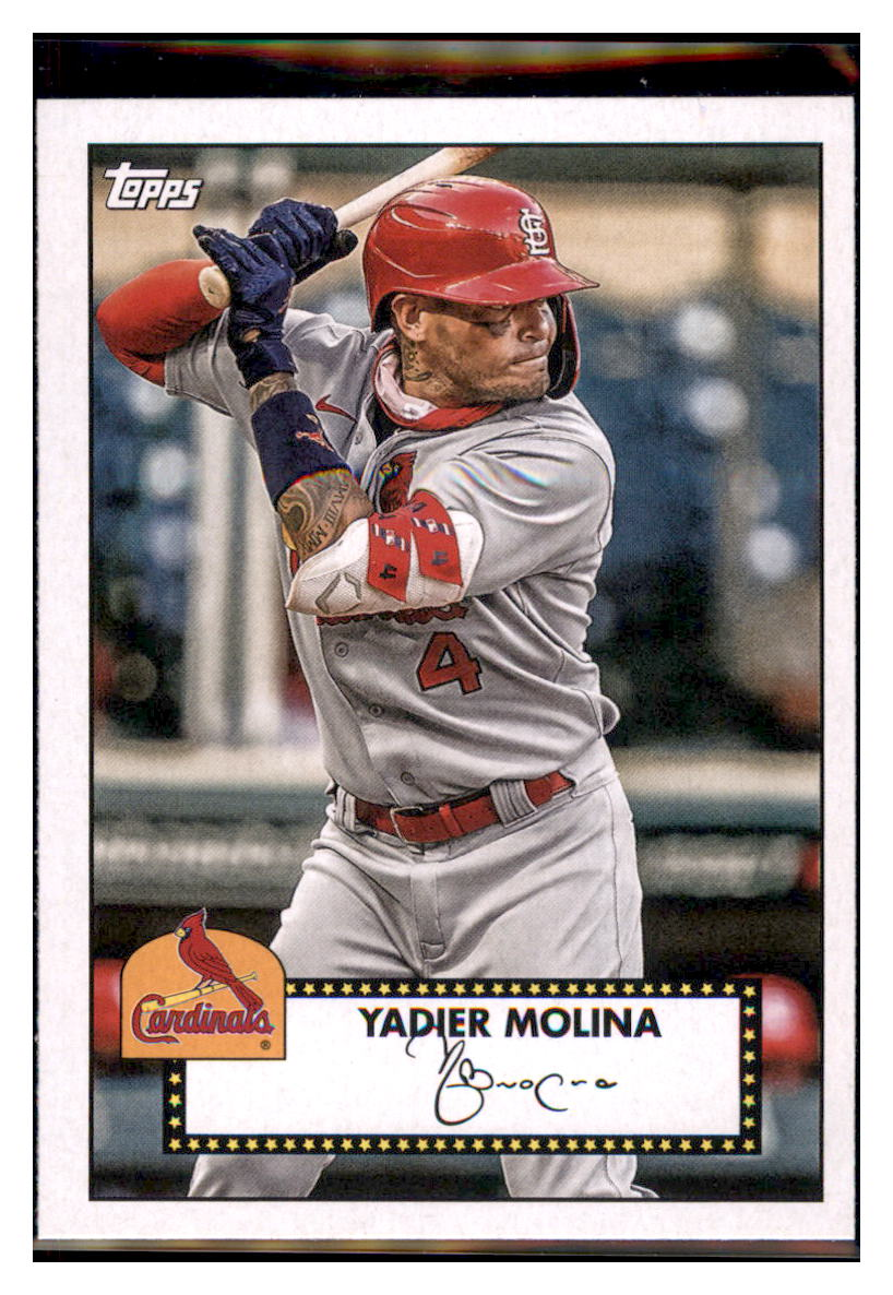 2021 Topps Yadier Molina
  1952 Topps Redux  St. Louis Cardinals
  Baseball Card GMMGB simple Xclusive Collectibles   