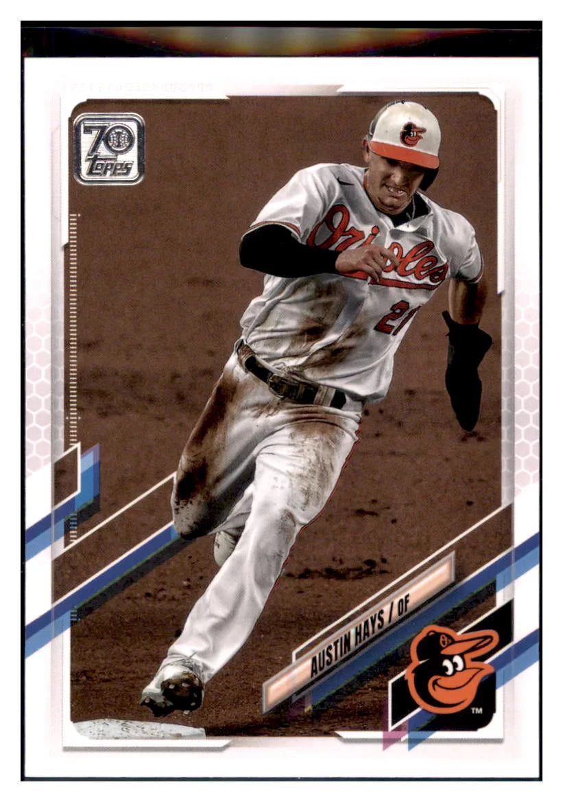 2021 Topps Austin Hays   Baltimore Orioles Baseball Card GMMGB simple Xclusive Collectibles   