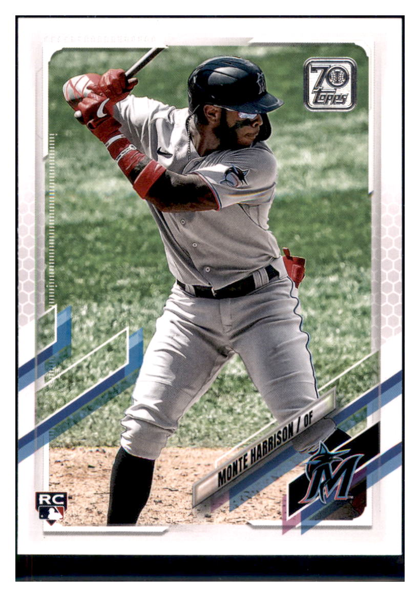 2021 Topps Monte
  Harrison   RC Miami Marlins Baseball
  Card GMMGB simple Xclusive Collectibles   