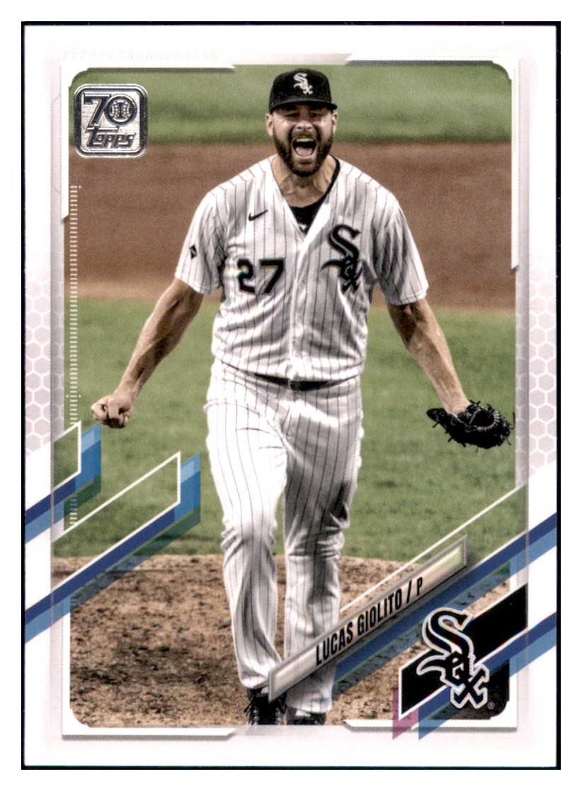 2021 Topps Lucas
  Giolito   Chicago White Sox Baseball
  Card GMMGB simple Xclusive Collectibles   