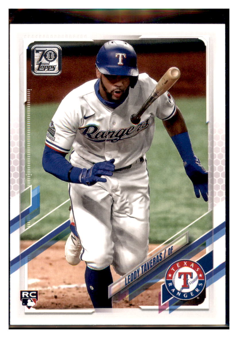 2021 Topps Leody
  Taveras   RC Texas Rangers Baseball
  Card GMMGB simple Xclusive Collectibles   