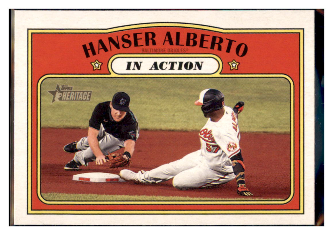 2021 Topps Heritage Hanser
  Alberto   IA Baltimore Orioles Baseball
  Card GMMGB simple Xclusive Collectibles   