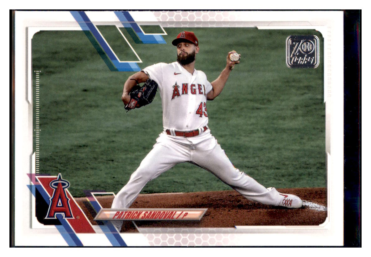 2021 Topps Patrick
  Sandoval   Los Angeles Angels Baseball
  Card GMMGB simple Xclusive Collectibles   