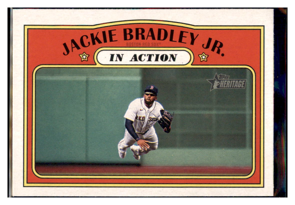 2021 Topps Heritage Jackie
  Bradley Jr.   IA Boston Red Sox
  Baseball Card GMMGB simple Xclusive Collectibles   