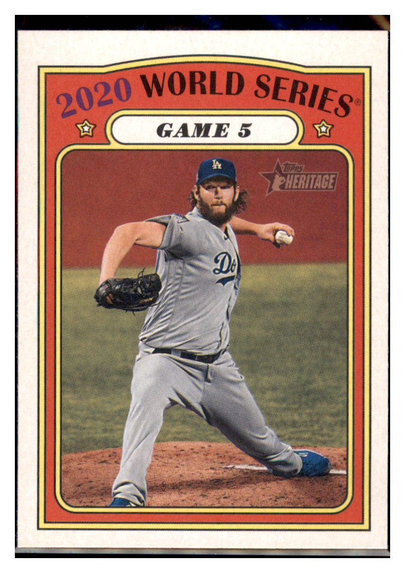 2021 Topps Heritage 2020
  World Series - Game 5   Los Angeles
  Dodgers Baseball Card GMMGB simple Xclusive Collectibles   