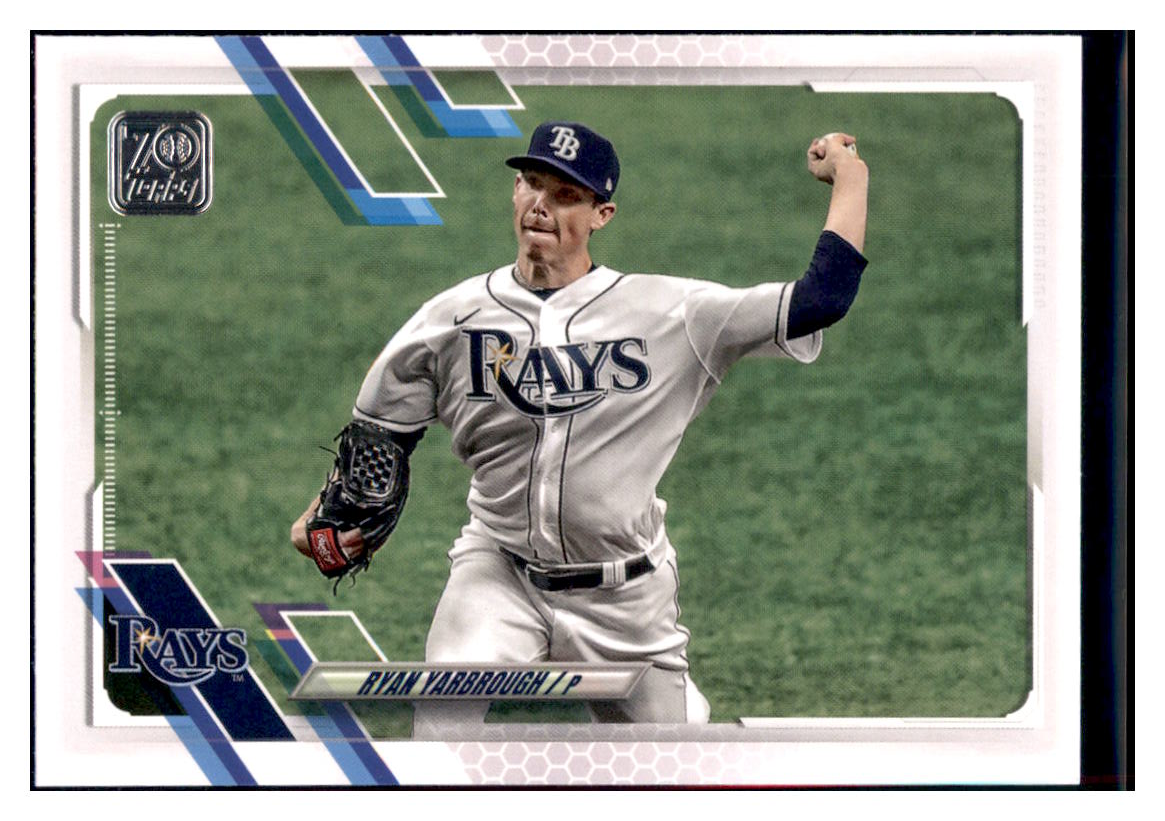 2021 Topps Ryan
  Yarbrough   Tampa Bay Rays Baseball
  Card GMMGB simple Xclusive Collectibles   