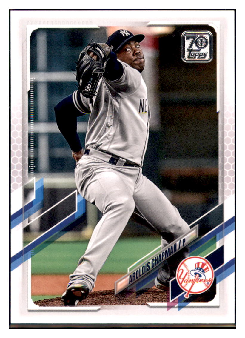 2021 Topps Aroldis
  Chapman   New York Yankees Baseball
  Card GMMGB simple Xclusive Collectibles   