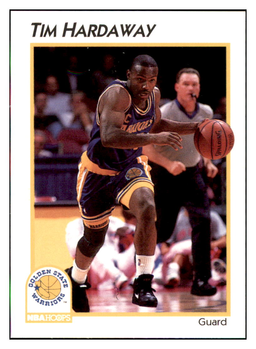 1991 Hoops McDonald's Tim
  Hardaway   Golden State Warriors
  Basketball Card GMMGB simple Xclusive Collectibles   