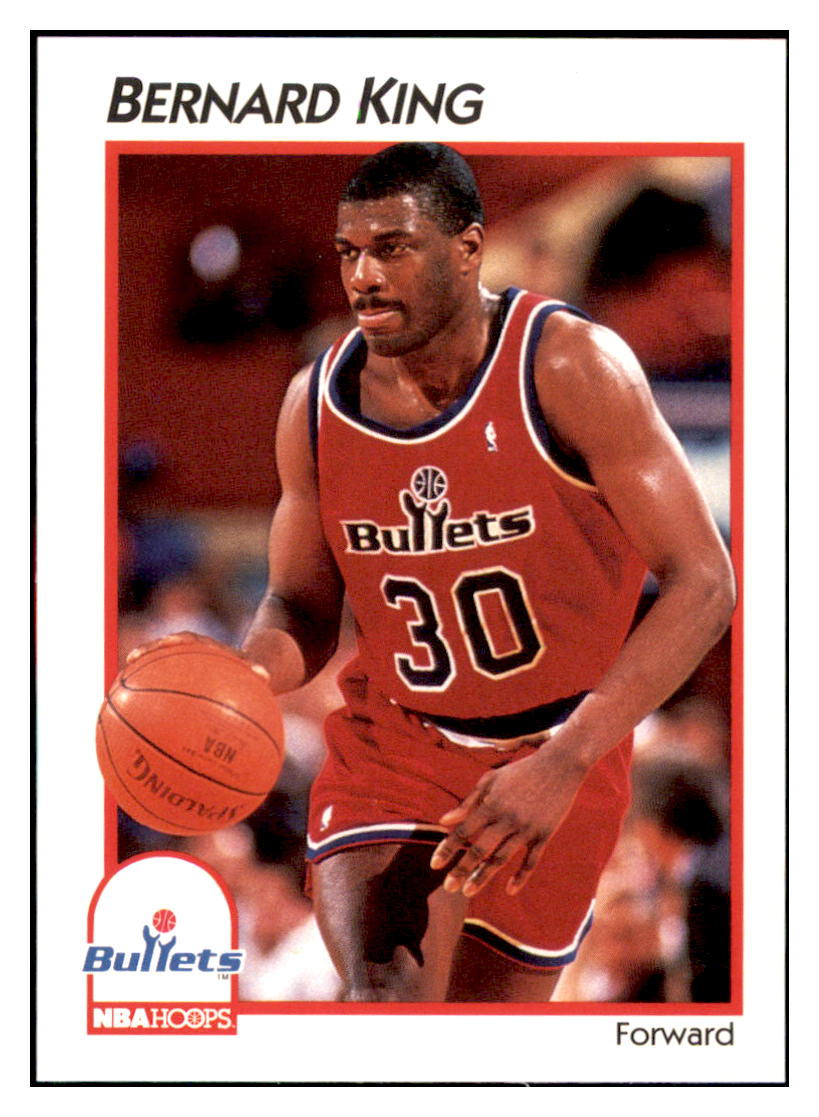 1991 Hoops McDonald's
  Bernard King   Washington Bullets
  Basketball Card GMMGB simple Xclusive Collectibles   