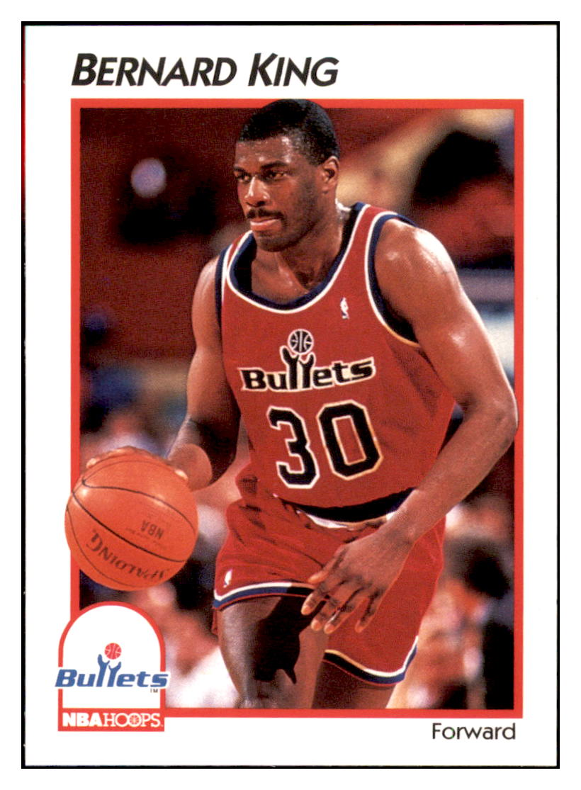 1991 Hoops McDonald's
  Bernard King   Washington Bullets
  Basketball Card GMMGB_1a simple Xclusive Collectibles   