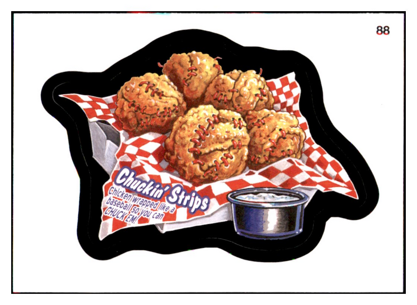 2016 Topps MLB Wacky
  Packages Chuckin Strips    Baseball
  Card GMMGB simple Xclusive Collectibles   