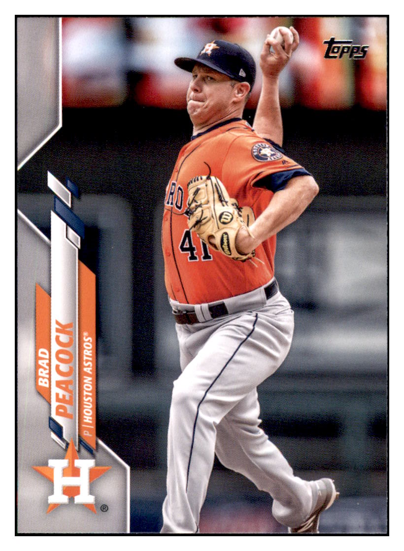 2020 Topps Update Brad
  Peacock    Houston Astros Baseball Card
  GMMGC simple Xclusive Collectibles   