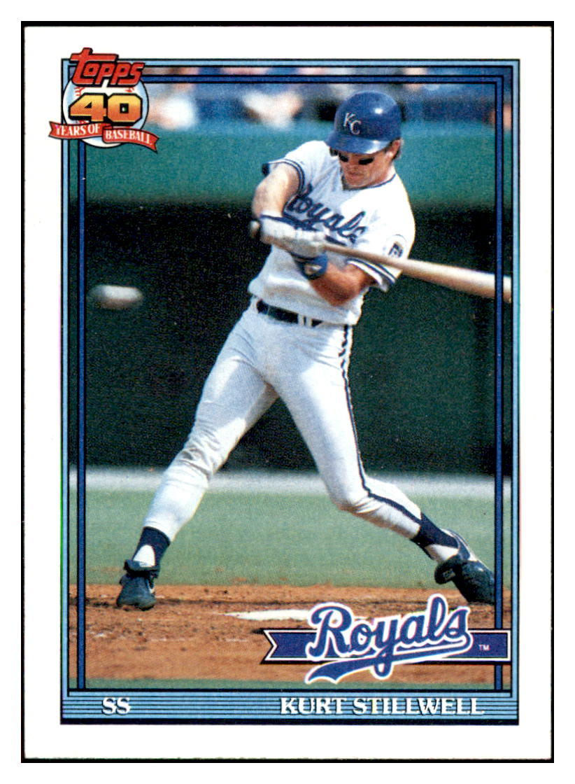 1991 Topps Kurt Stillwell Kansas City Royals Baseball Card