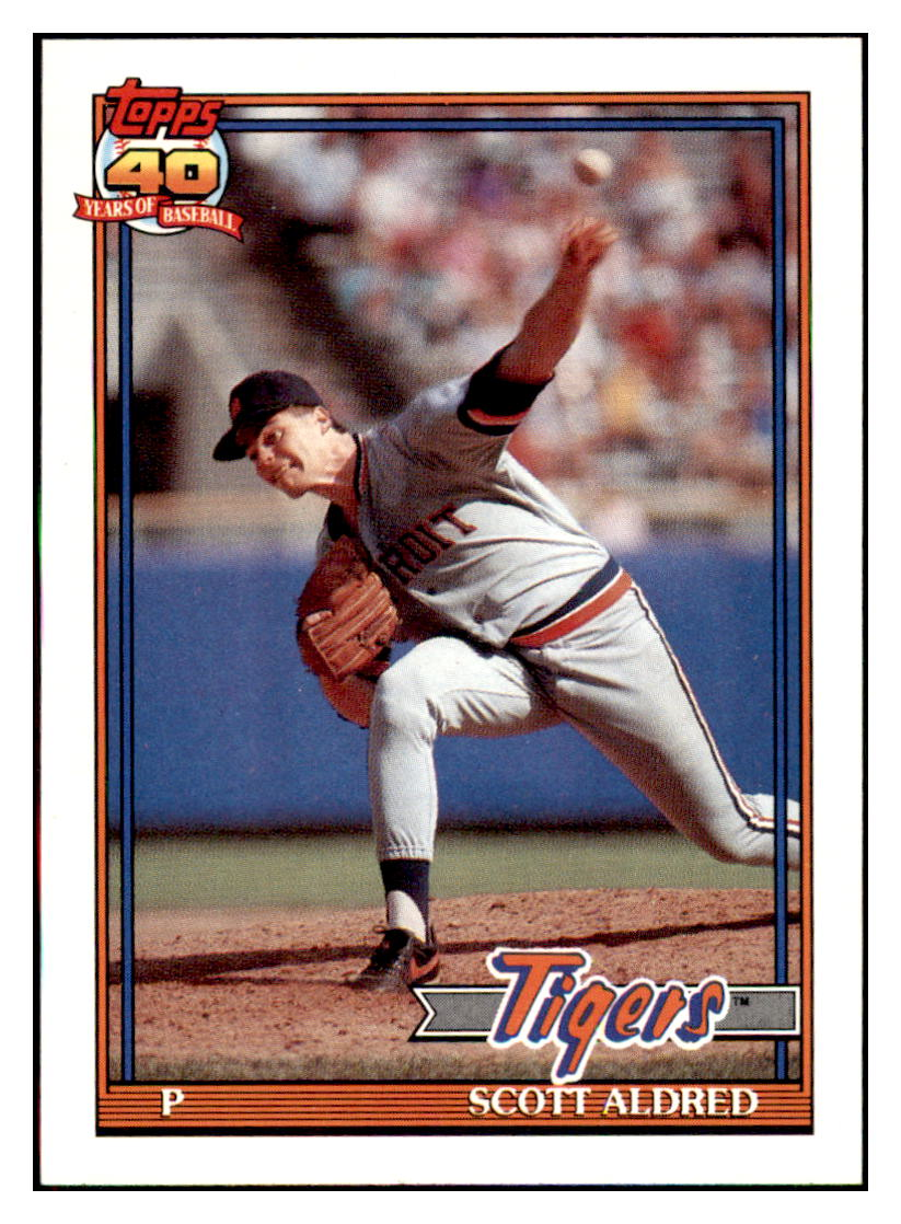 1991 Topps Scott Aldred
Detroit Tigers Baseball Card
  GMMGC simple Xclusive Collectibles   