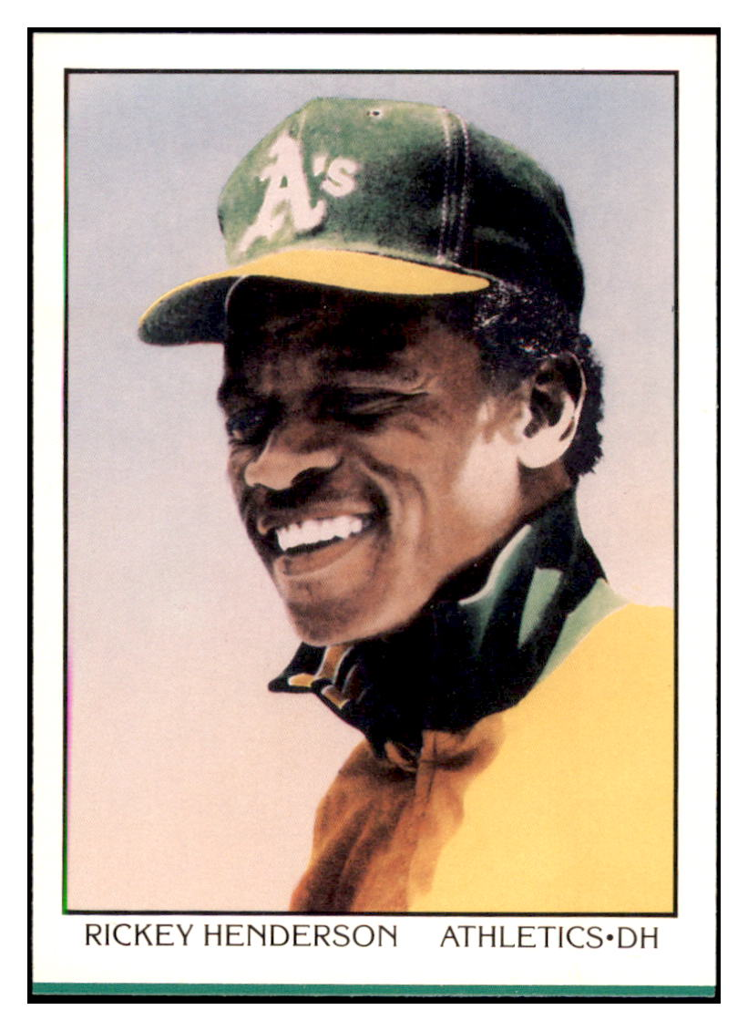 1990 Score Rickey
  Henderson   DT  Oakland Athletics Baseball Card GMMGC simple Xclusive Collectibles   