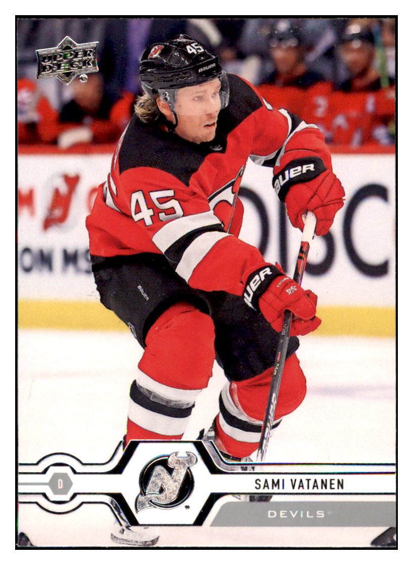 2019 Upper Deck Sami
  Vatanen    New Jersey Devils Hockey
  Card GMMGC simple Xclusive Collectibles   