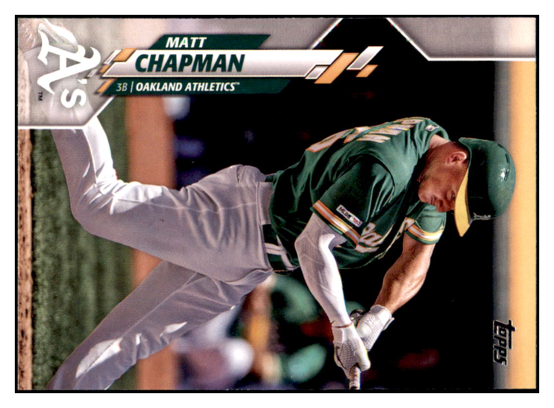 2020 Topps Matt Chapman    Oakland Athletics Baseball Card GMMGC simple Xclusive Collectibles   