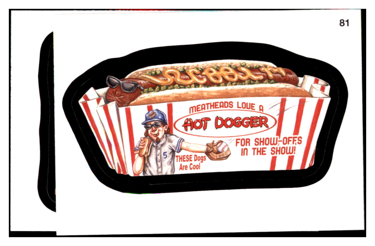 2016 Topps MLB Wacky
  Packages Hot Dogger    Baseball Card
  GMMGD simple Xclusive Collectibles   