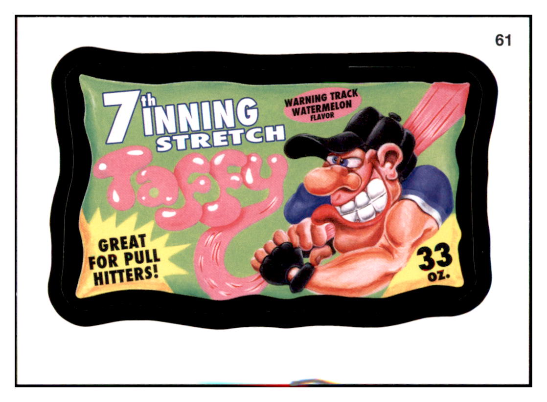 2016 Topps MLB Wacky
  Packages 7th Inning Stretch Taffy Green Turf Border   Baseball Card GMMGD simple Xclusive Collectibles   