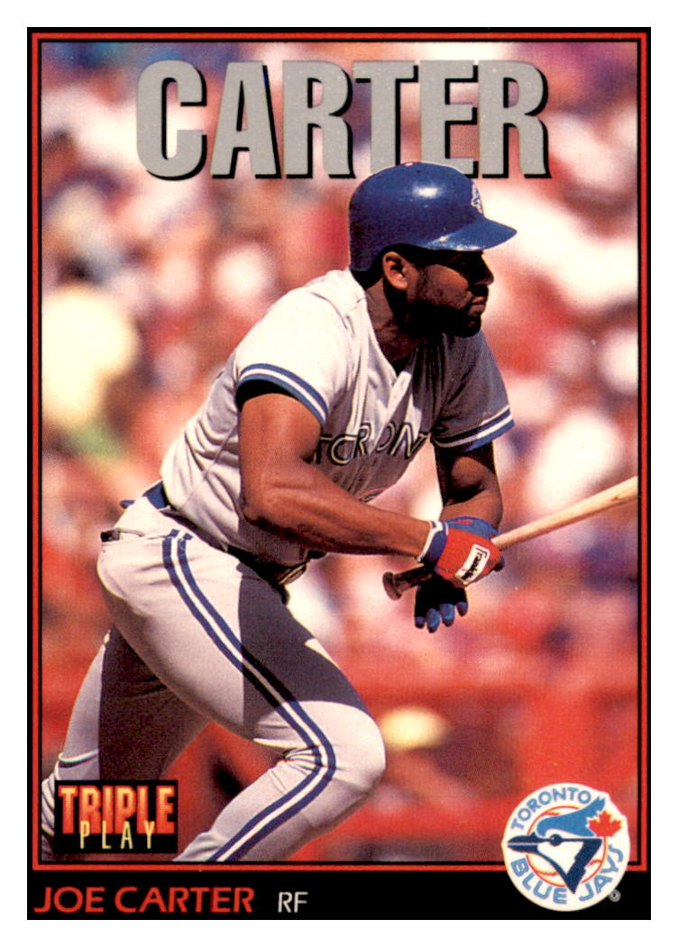 1993 Triple Play Joe
  Carter   Toronto Blue Jays Baseball
  Card GMMGD simple Xclusive Collectibles   