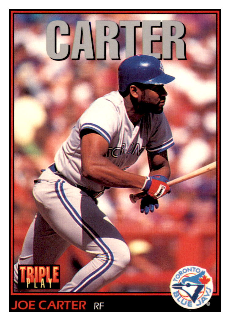 1993 Triple Play Joe
  Carter   Toronto Blue Jays Baseball
  Card GMMGD_1a simple Xclusive Collectibles   