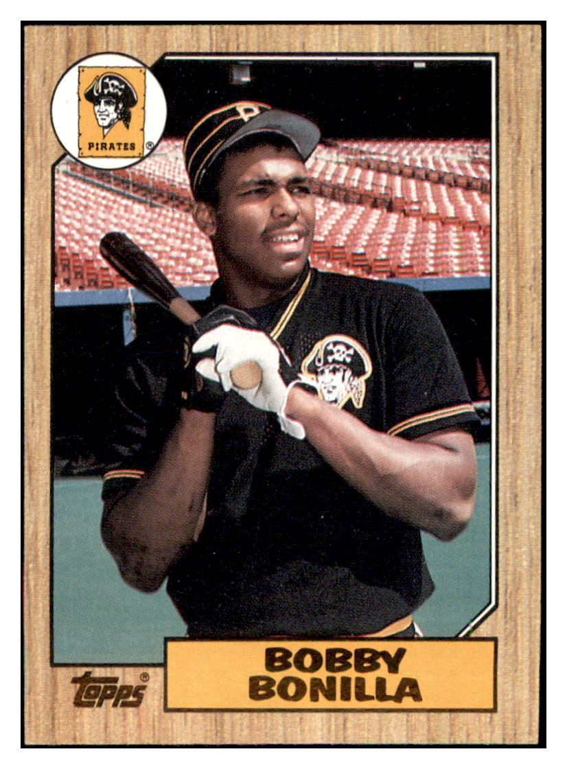 1987 Topps Bobby
  Bonilla   RC Pittsburgh Pirates
  Baseball Card GMMGD simple Xclusive Collectibles   