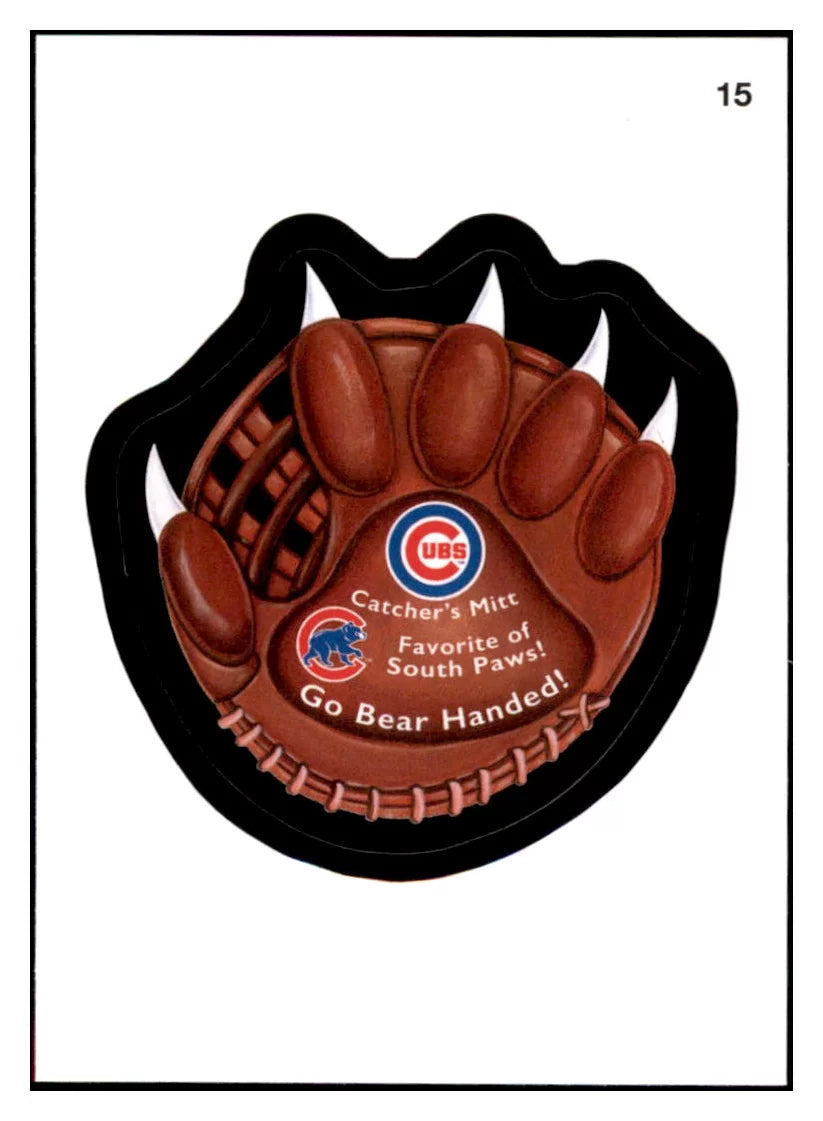 2016 Topps MLB Wacky
  Packages Cubs Catcherâ€™s Mitt  
  Chicago Cubs Baseball Card GMMGD simple Xclusive Collectibles   