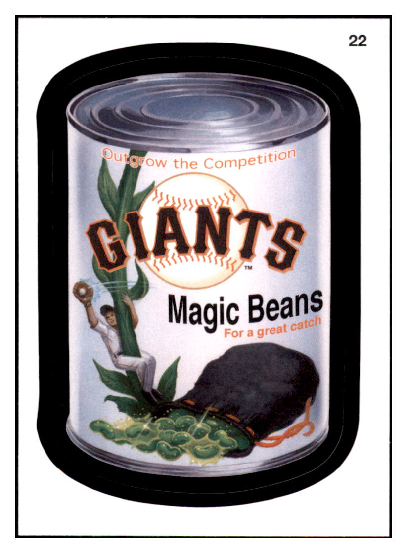 2016 Topps Giants Magic
Beans MLB Wacky Promo  San Francisco
  Giants Baseball Card GMMGD simple Xclusive Collectibles   
