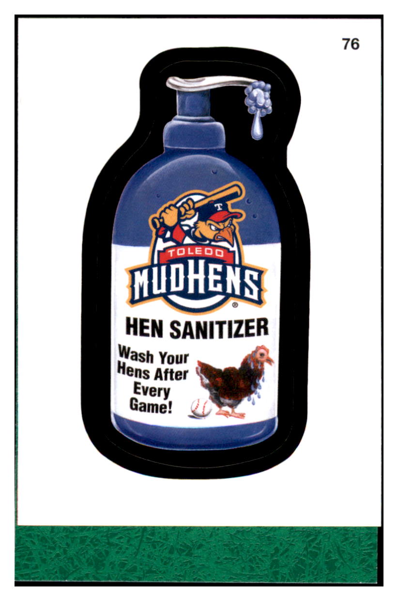 2016 Wacky Packages MLB Toledo Mud Hens 
Hens Sanitizer
  Baseball Card GMMGD simple Xclusive Collectibles   