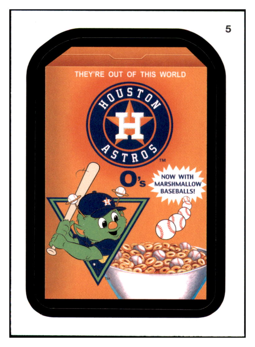 2016 Topps MLB Wacky
  Packages Astros Oâ€™s   Houston Astros
  Baseball Card GMMGD simple Xclusive Collectibles   