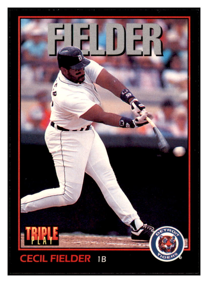 1993 Triple Play Cecil
  Fielder   Detroit Tigers Baseball Card
  GMMGD simple Xclusive Collectibles   