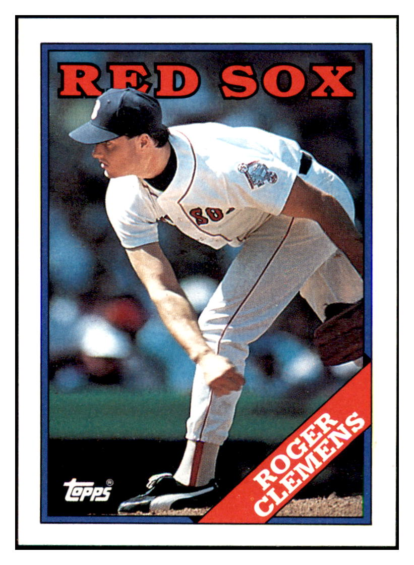 1988 Topps Roger
  Clemens   Boston Red Sox Baseball Card
  GMMGD simple Xclusive Collectibles   