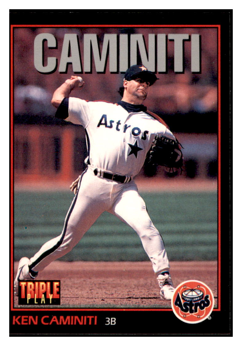 1993 Triple Play Ken Caminiti Houston Astros #149 Baseball Card GMMGD