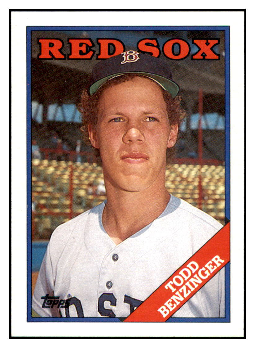 1988 Topps Todd
  Benzinger   RC Boston Red Sox Baseball
  Card GMMGD simple Xclusive Collectibles   