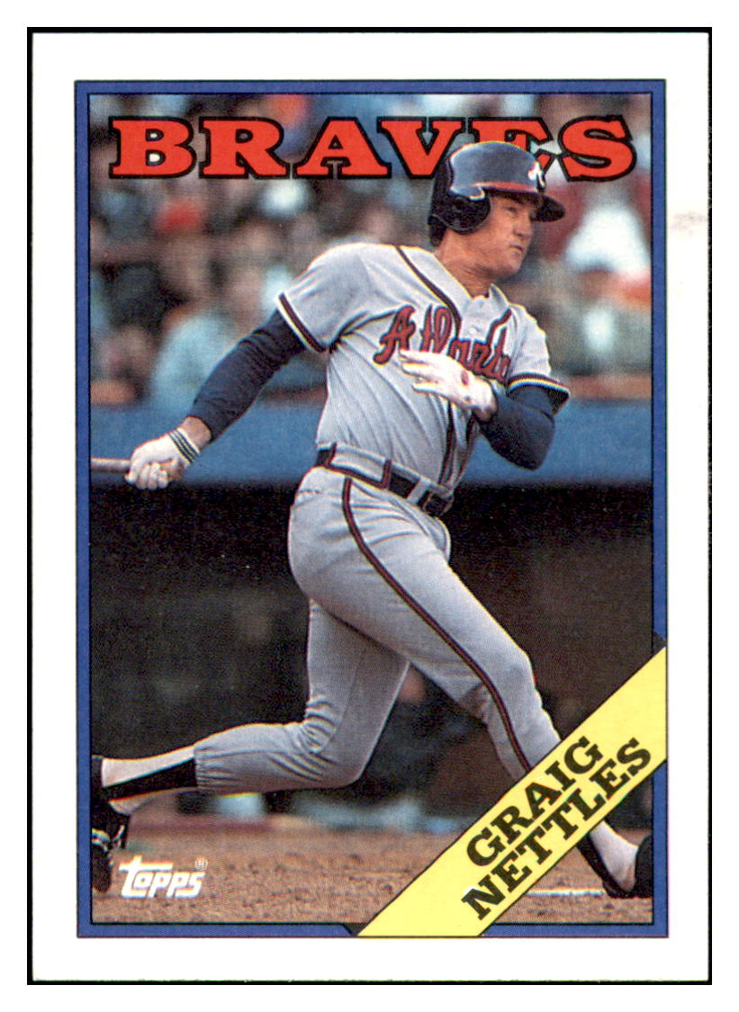 1988 Topps Graig
  Nettles   Atlanta Braves Baseball Card
  GMMGD simple Xclusive Collectibles   
