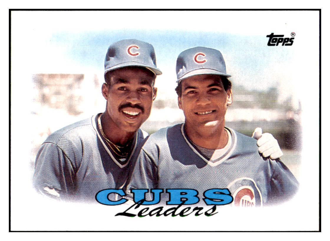 1988 Topps Cubs Leaders
  TL   Chicago Cubs Baseball Card GMMGD simple Xclusive Collectibles   