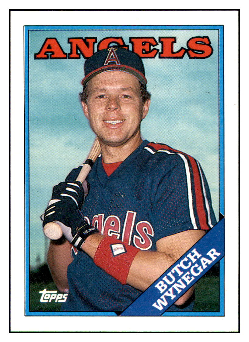 1988 Topps Butch
  Wynegar   California Angels Baseball
  Card GMMGD simple Xclusive Collectibles   