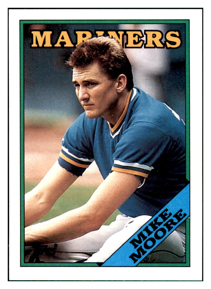 1988 Topps Mike Moore   Seattle Mariners Baseball Card GMMGD simple Xclusive Collectibles   