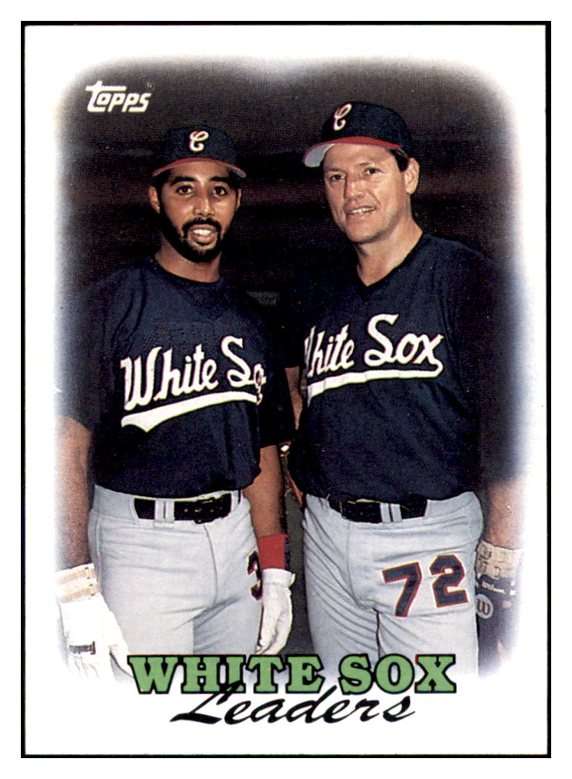 1988 Topps White Sox Leaders
  TL   Chicago White Sox Baseball Card
  GMMGD simple Xclusive Collectibles   