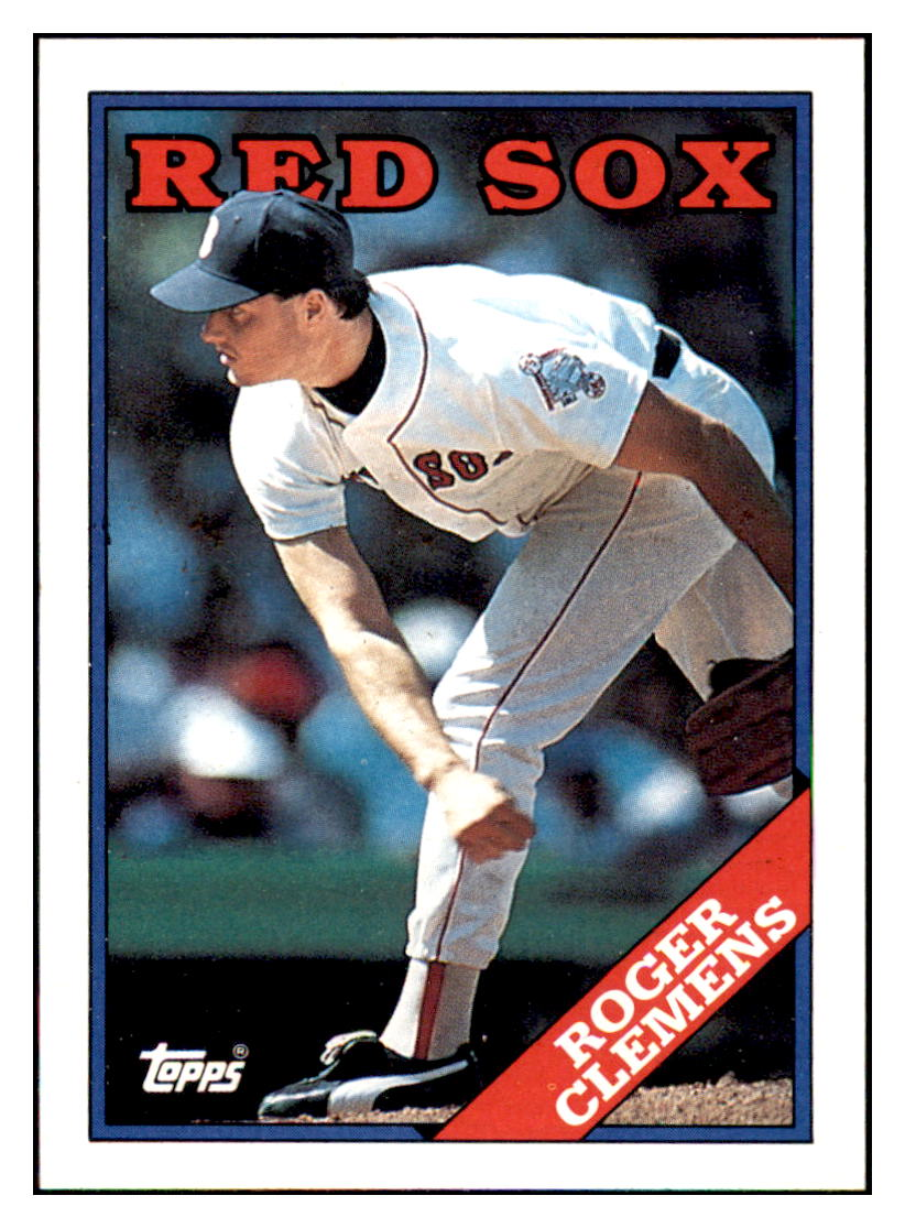 1988 Topps Roger
  Clemens   Boston Red Sox Baseball Card
  GMMGD_1a simple Xclusive Collectibles   