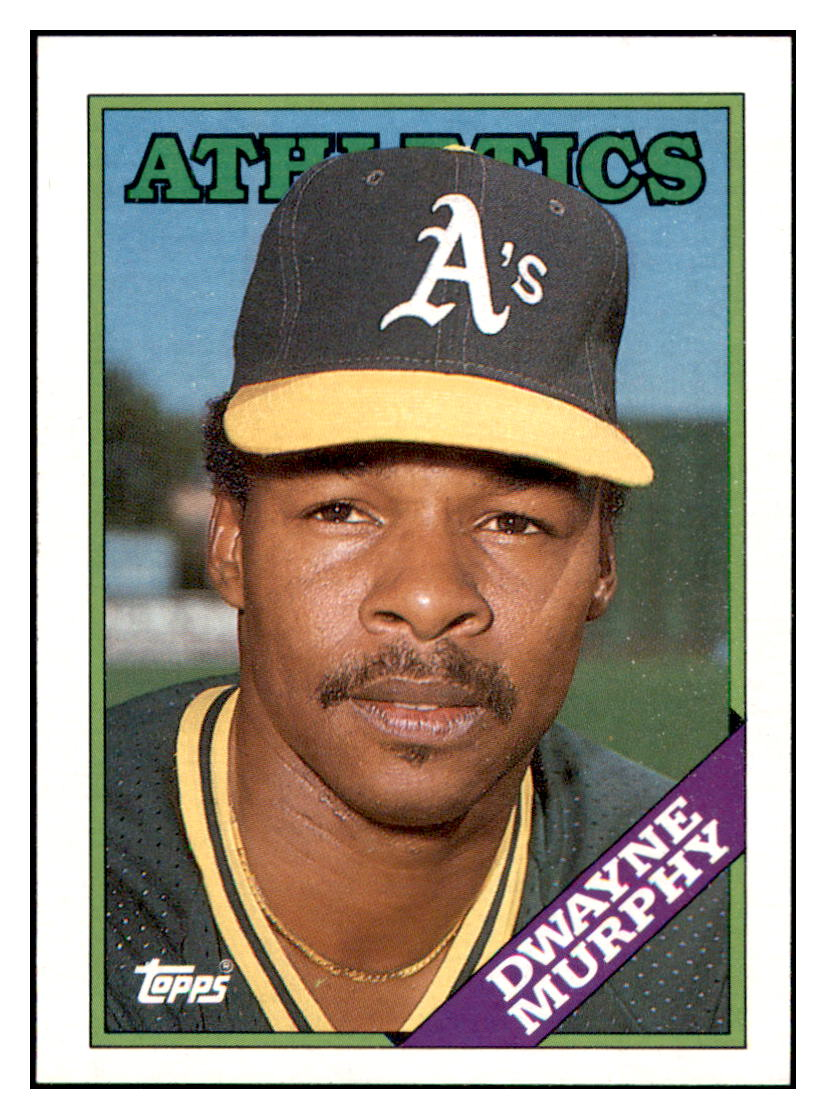 1988 Topps Dwayne
  Murphy   Oakland Athletics Baseball
  Card GMMGD simple Xclusive Collectibles   