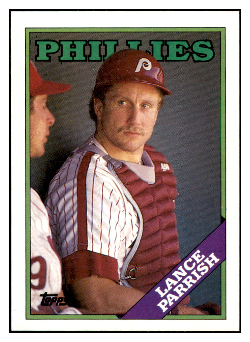 1988 Topps Lance
  Parrish   Philadelphia Phillies
  Baseball Card GMMGD_1a simple Xclusive Collectibles   