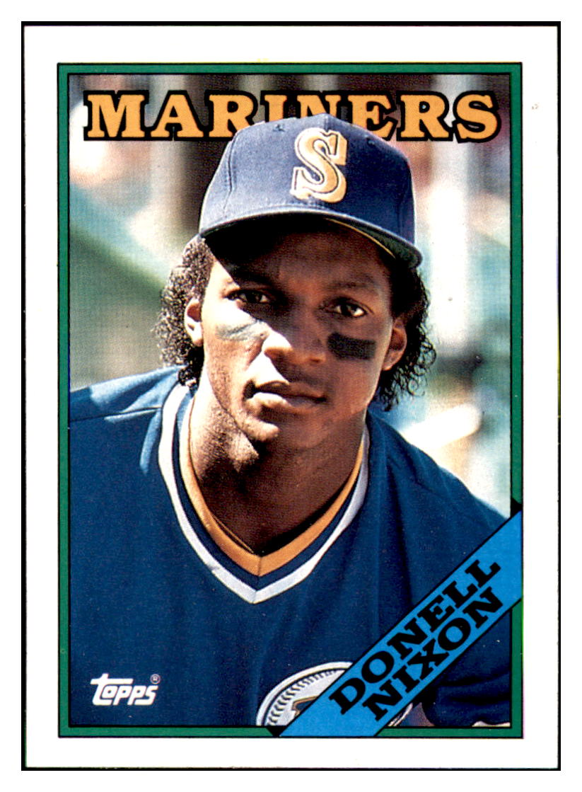 1988 Topps Donell Nixon   RC Seattle Mariners Baseball Card GMMGD simple Xclusive Collectibles   