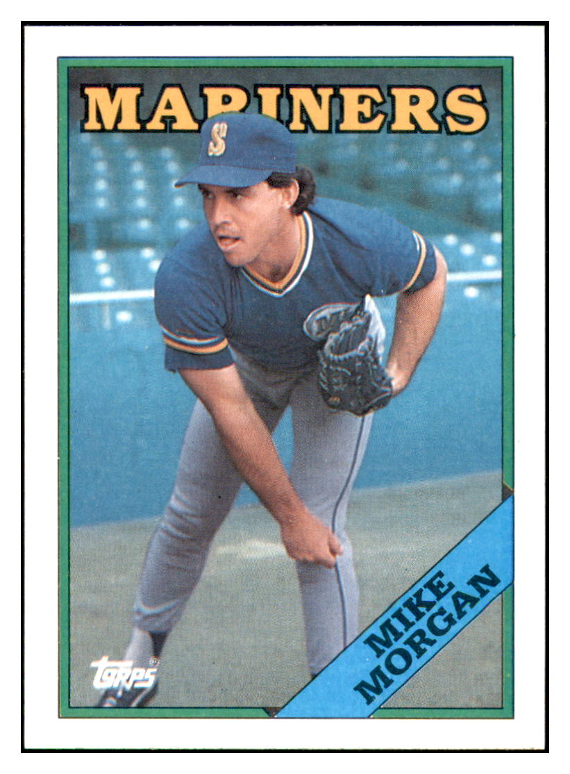 1988 Topps Mike Morgan   Seattle Mariners Baseball Card GMMGD simple Xclusive Collectibles   