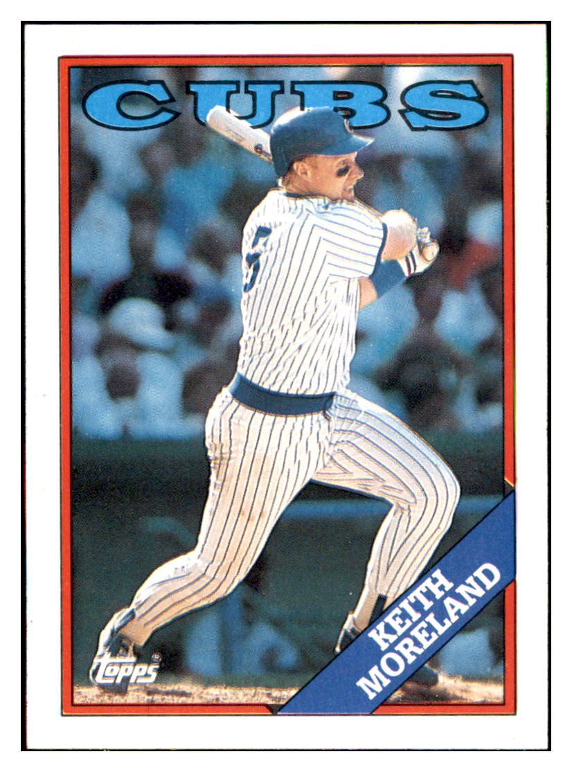 1988 Topps Keith
  Moreland   Chicago Cubs Baseball Card
  GMMGD simple Xclusive Collectibles   