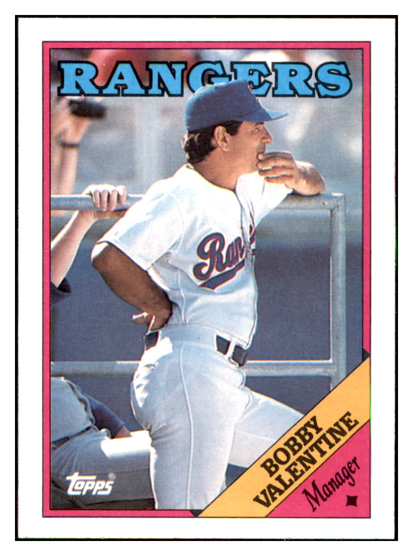 1988 Topps Bobby
  Valentine   MGR, CL Texas Rangers
  Baseball Card GMMGD simple Xclusive Collectibles   